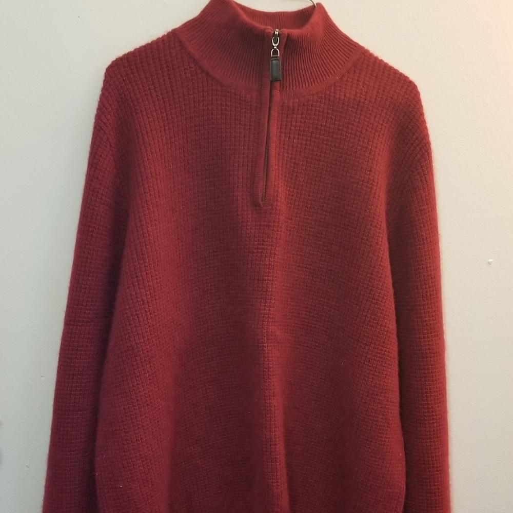 L.L Bean quarter zip sweater